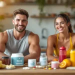 Imagen ilustrativa sobre los suplementos deportivos más innovadores y recomendados en 2025, ideales para deportistas que buscan mejorar su rendimiento y recuperación muscular.