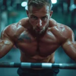 Persona realizando entrenamiento PHA (circuito superior e inferior)