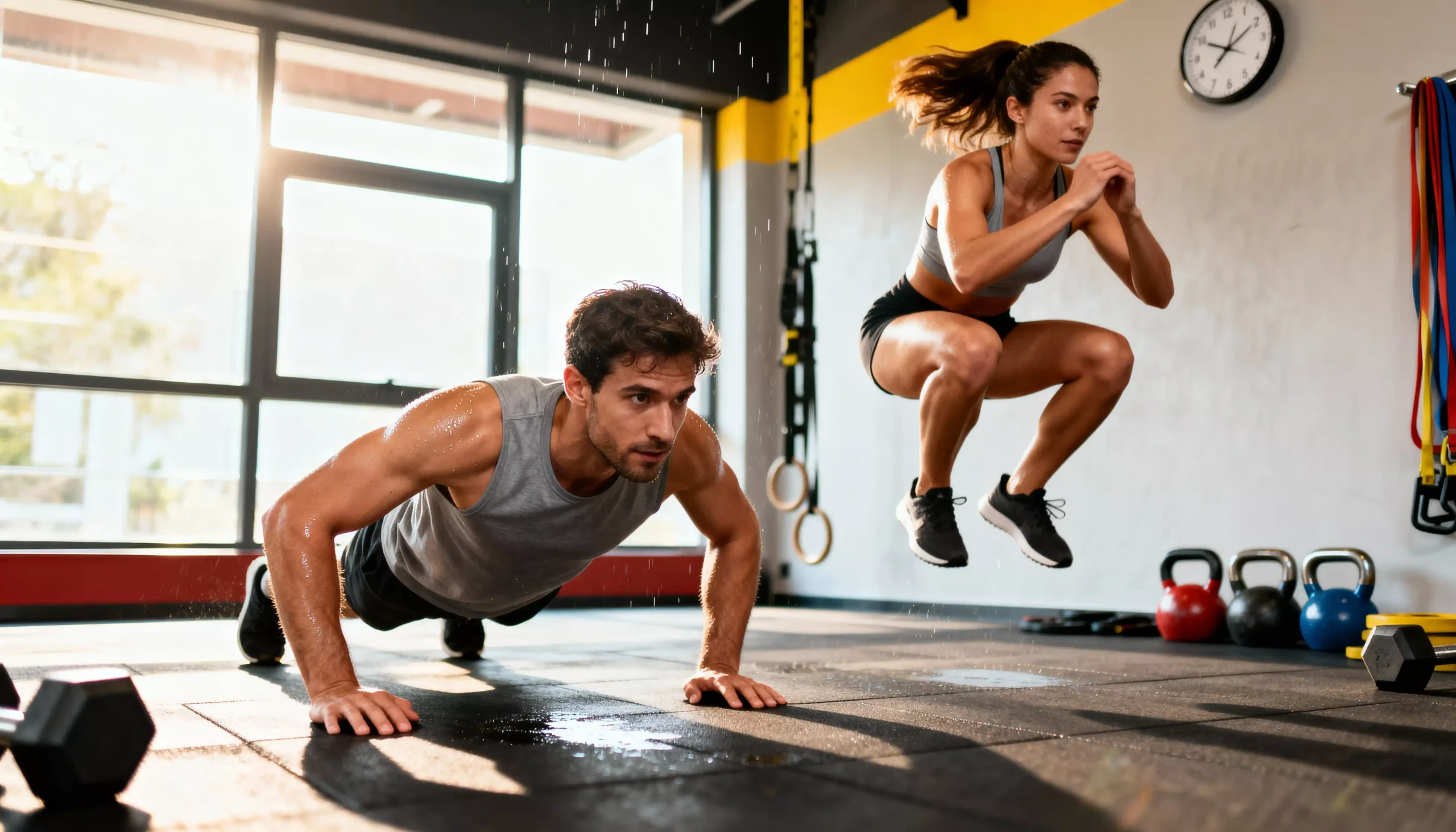 Entrenamiento HIIT, EMOM y Tabata para quemar grasa en 30 minutos