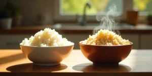 Comparación entre arroz blanco y arroz integral para recuperación post-entrenamiento
