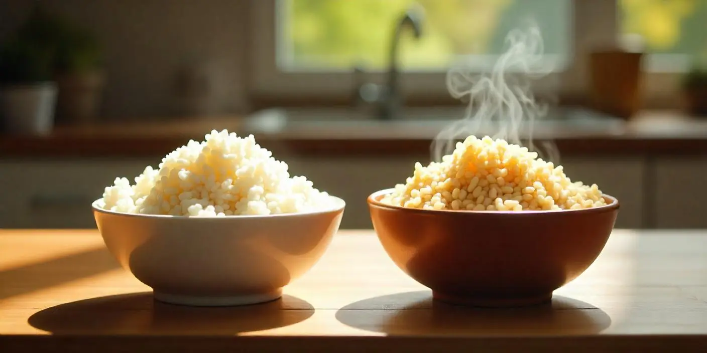 Comparación entre arroz blanco y arroz integral para recuperación post-entrenamiento