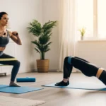 Ejercicios con bandas de resistencia para entrenamiento en casa