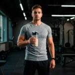 Infografía sobre la ventana anabólica post entrenamiento y la absorción de nutrientes tras el ejercicio.