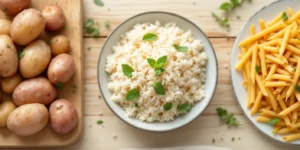 Comparativa de patata, arroz y pasta como mejor carbohidrato para deportistas según objetivos