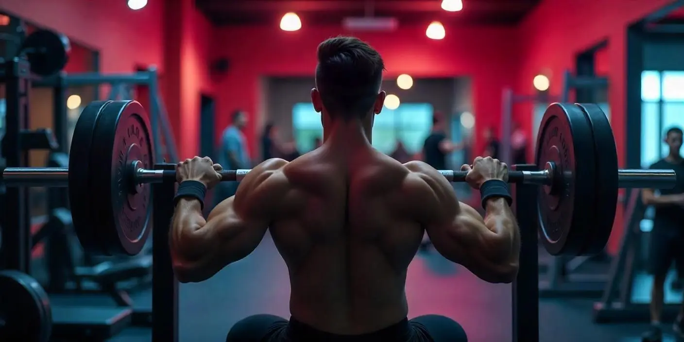 Deportista realizando el método búlgaro de entrenamiento para aumentar fuerza máxima