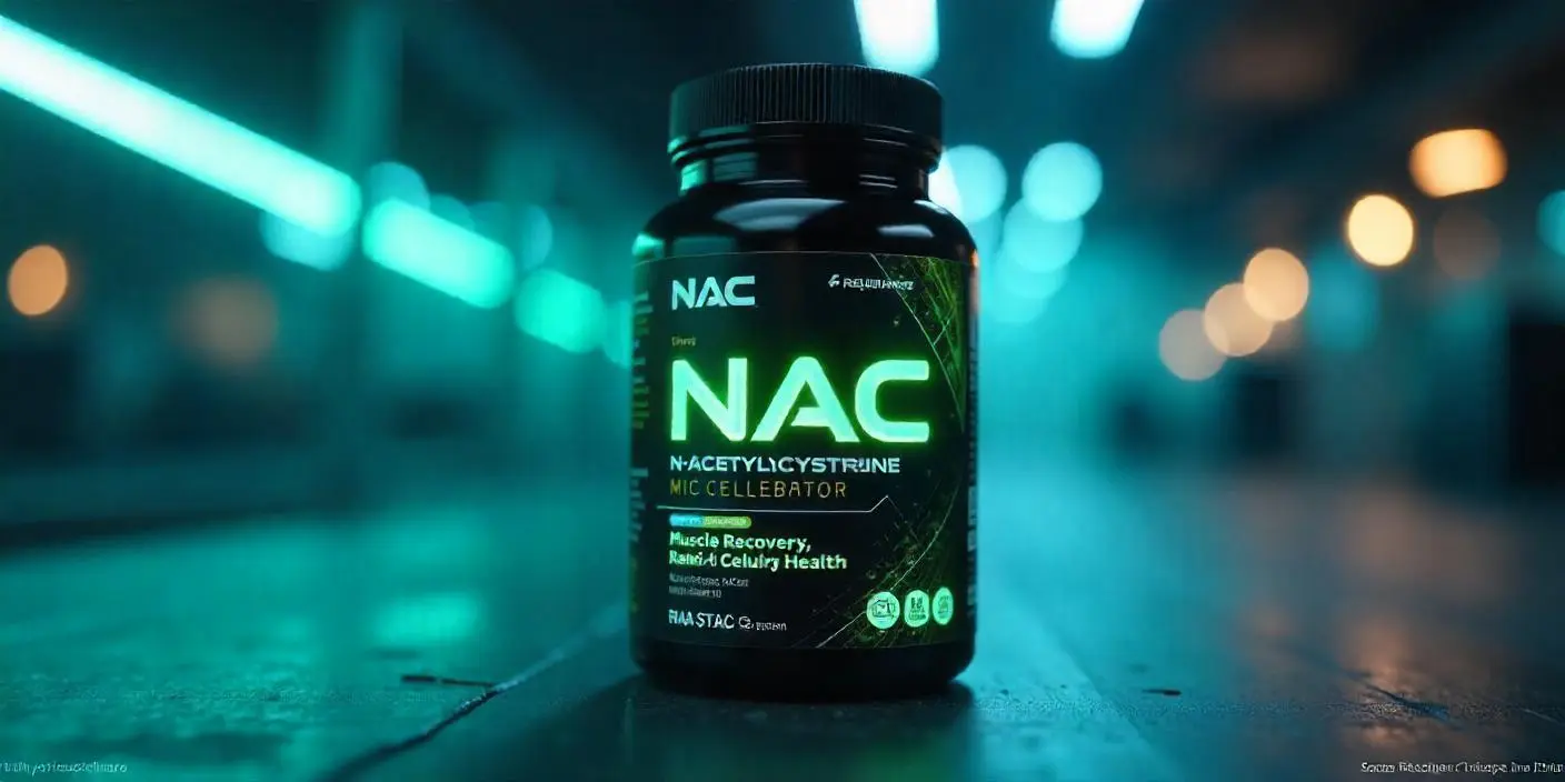 Suplemento NAC antioxidante para mejorar recuperación, rendimiento y salud celular