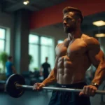 Hombre y mujer entrenando con la rutina empuje-tirón para ganar masa muscular y fuerza