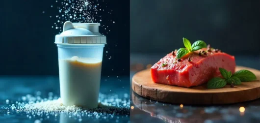 Proteina de suero o proteína de carne: ¿Cuál se absorbe mejor y es más eficaz para ganar masa muscular?