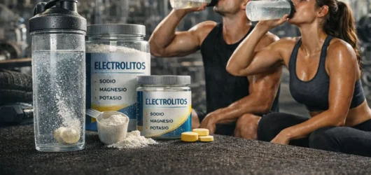 Electrolitos: por qué beber solo agua puede deshidratarte en el gimnasio