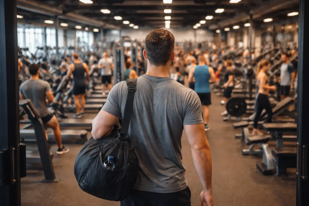 Gimnasio en hora punta: rutina efectiva cuando todo está ocupado