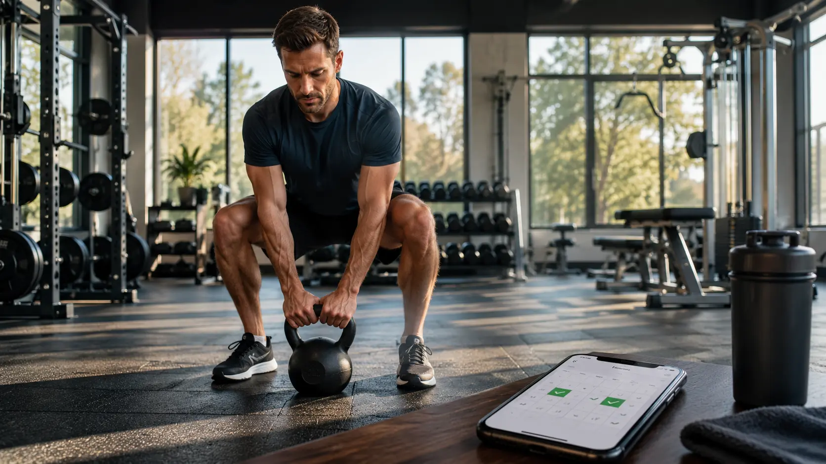 Entrenar 2 días a la semana con rutina de fuerza full body
