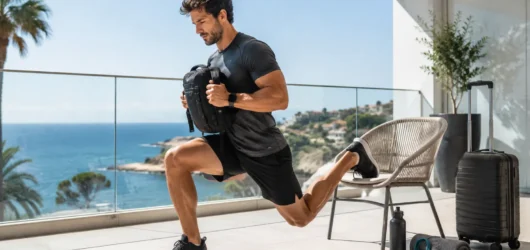 Entrenar en vacaciones: cómo mantener músculo con poco material y poco tiempo